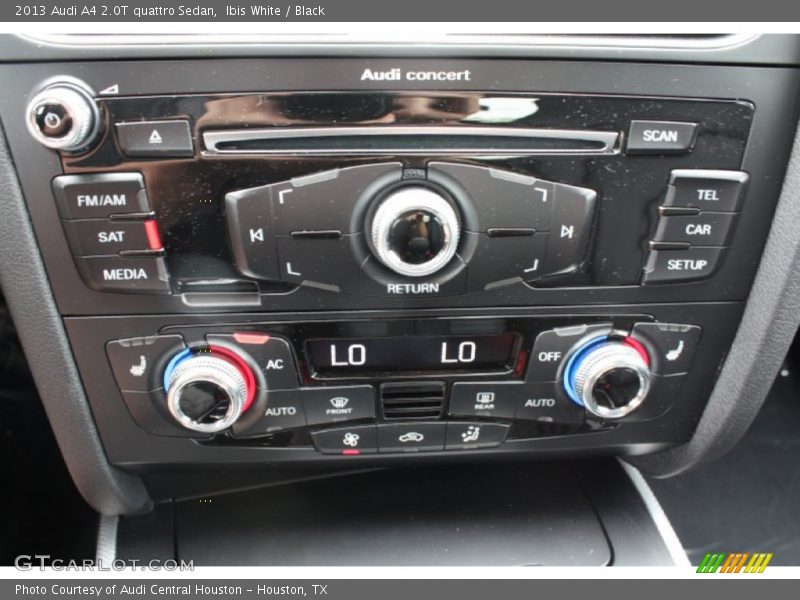 Ibis White / Black 2013 Audi A4 2.0T quattro Sedan