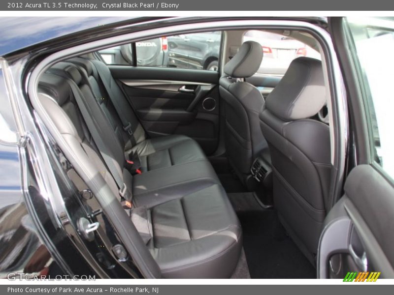 Crystal Black Pearl / Ebony 2012 Acura TL 3.5 Technology