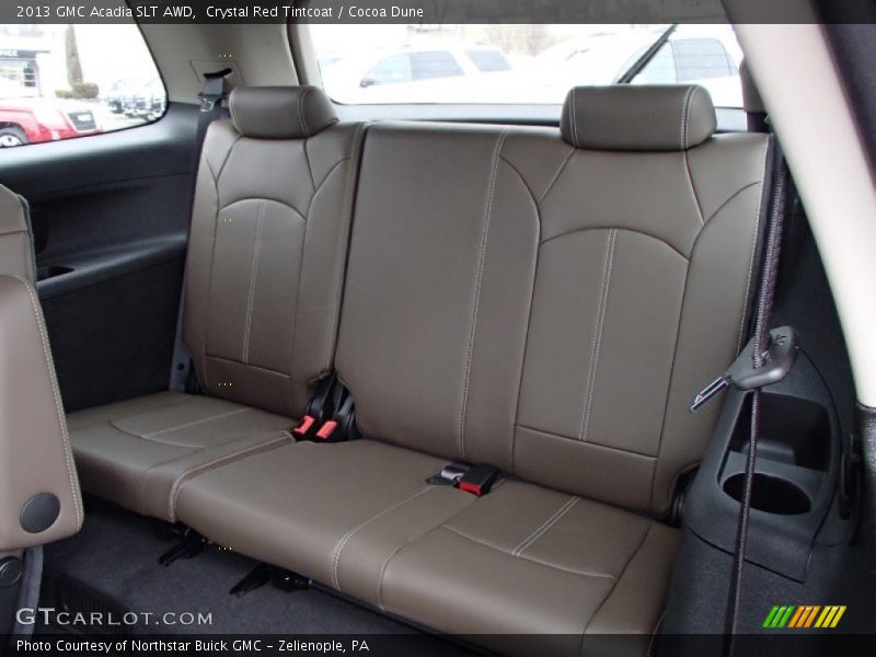 Crystal Red Tintcoat / Cocoa Dune 2013 GMC Acadia SLT AWD
