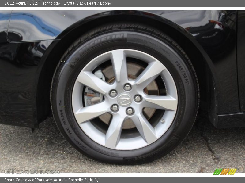 Crystal Black Pearl / Ebony 2012 Acura TL 3.5 Technology