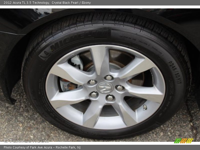 Crystal Black Pearl / Ebony 2012 Acura TL 3.5 Technology