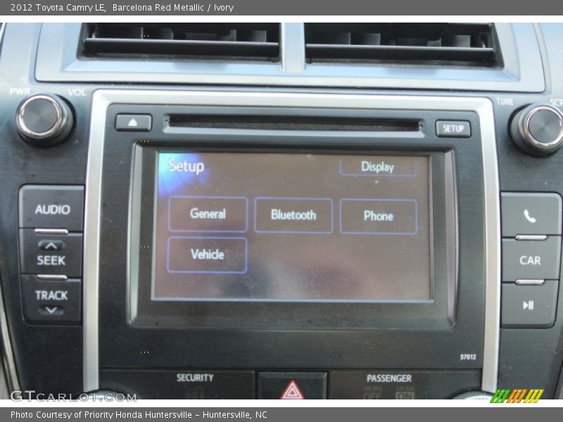 Barcelona Red Metallic / Ivory 2012 Toyota Camry LE