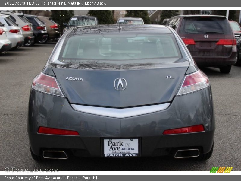 Polished Metal Metallic / Ebony Black 2011 Acura TL 3.5