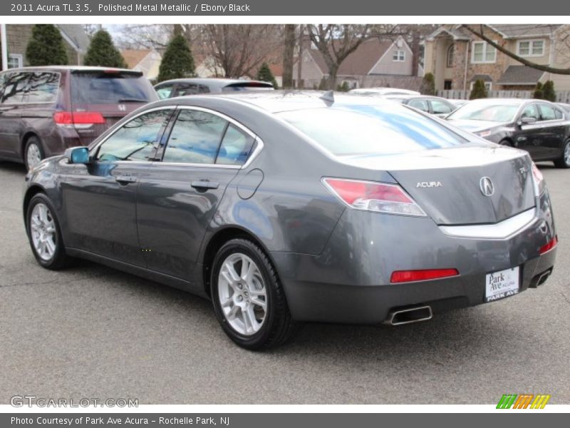 Polished Metal Metallic / Ebony Black 2011 Acura TL 3.5