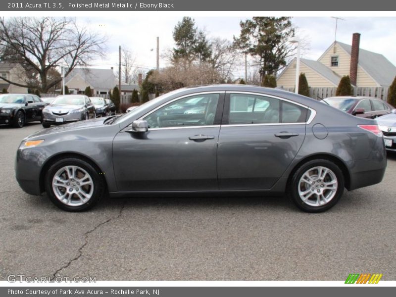 Polished Metal Metallic / Ebony Black 2011 Acura TL 3.5