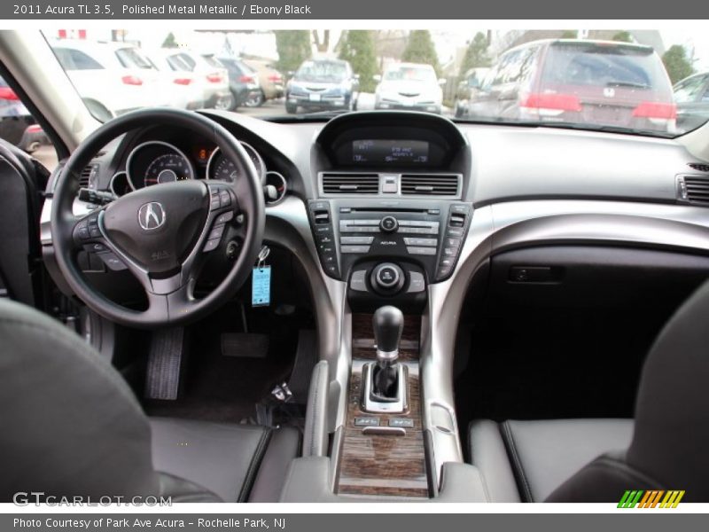 Polished Metal Metallic / Ebony Black 2011 Acura TL 3.5