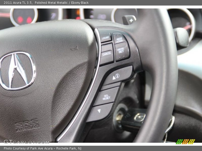 Polished Metal Metallic / Ebony Black 2011 Acura TL 3.5