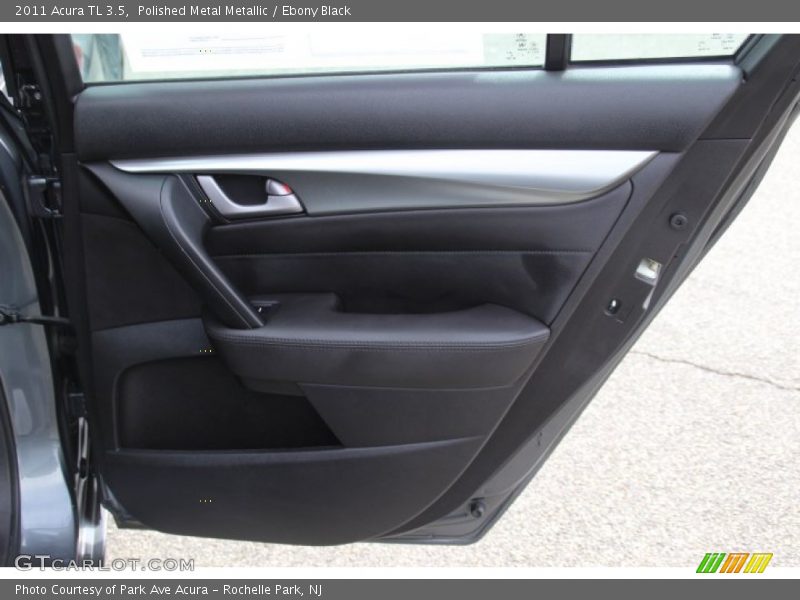 Polished Metal Metallic / Ebony Black 2011 Acura TL 3.5