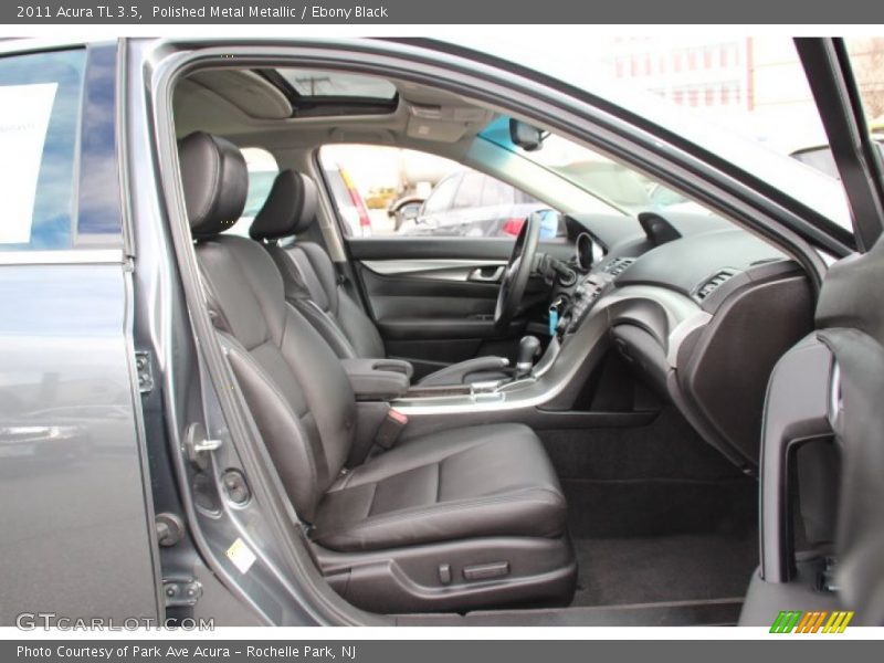 Polished Metal Metallic / Ebony Black 2011 Acura TL 3.5