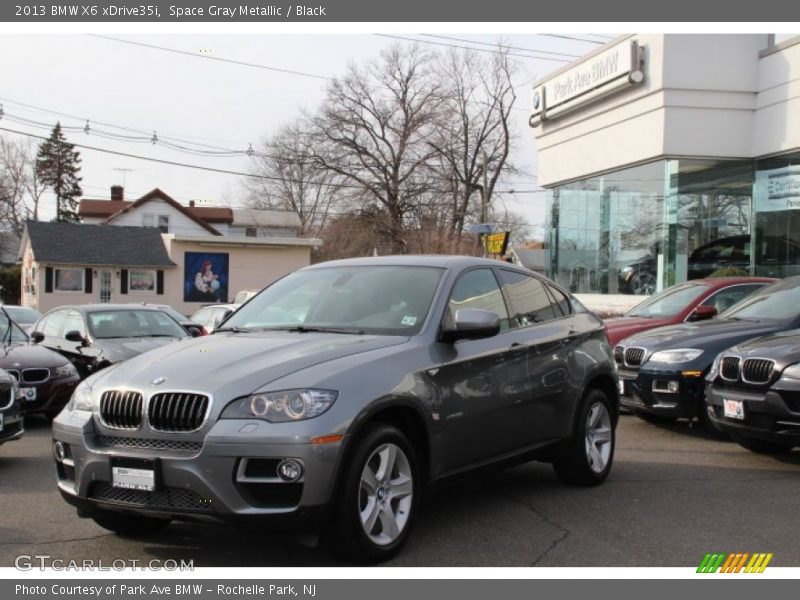 Space Gray Metallic / Black 2013 BMW X6 xDrive35i