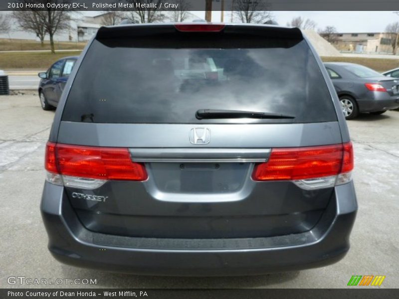 Polished Metal Metallic / Gray 2010 Honda Odyssey EX-L