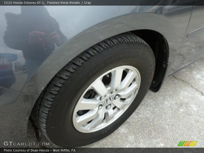 Polished Metal Metallic / Gray 2010 Honda Odyssey EX-L