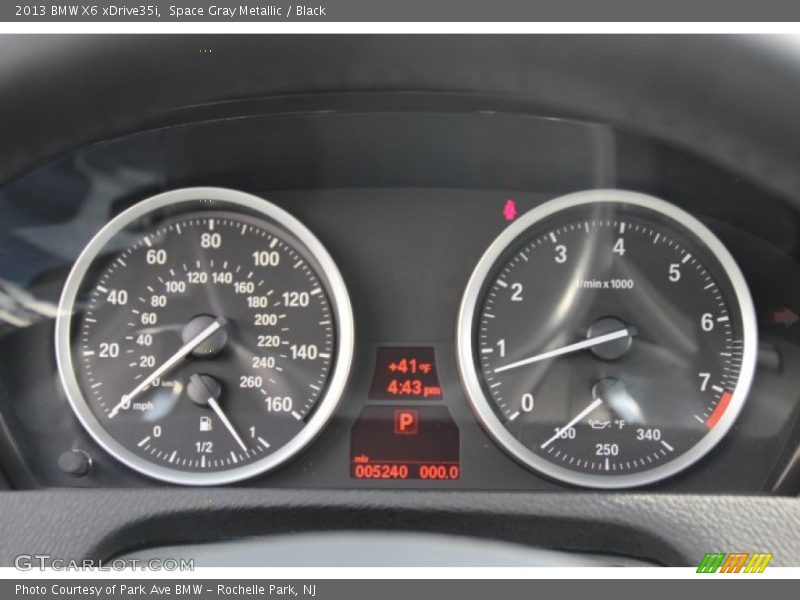 Space Gray Metallic / Black 2013 BMW X6 xDrive35i