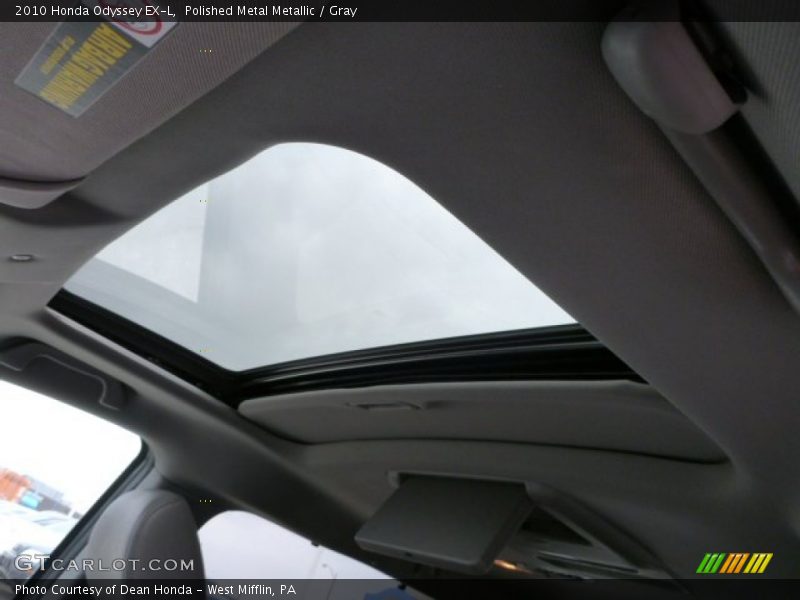 Polished Metal Metallic / Gray 2010 Honda Odyssey EX-L