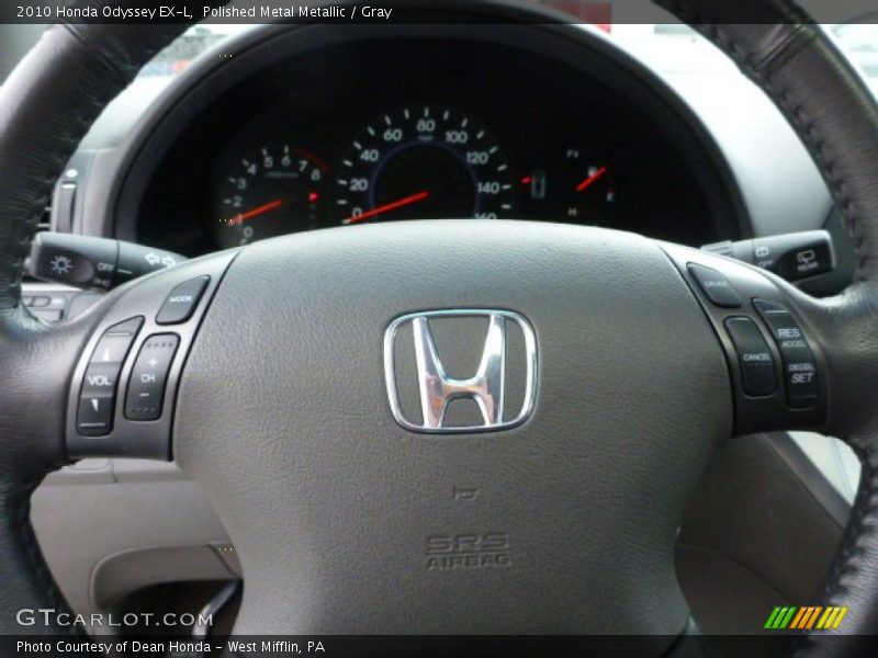 Polished Metal Metallic / Gray 2010 Honda Odyssey EX-L