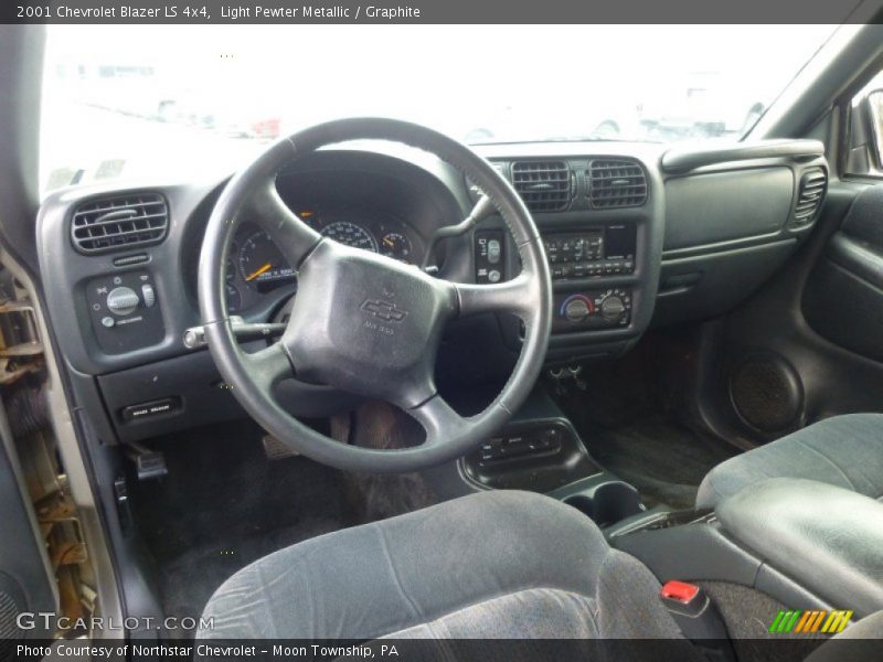 Graphite Interior - 2001 Blazer LS 4x4 