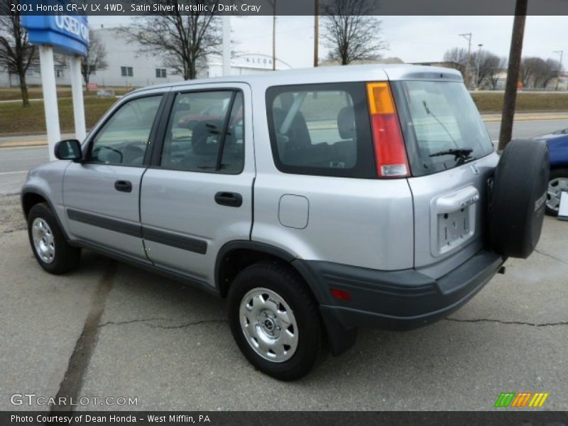 Satin Silver Metallic / Dark Gray 2001 Honda CR-V LX 4WD