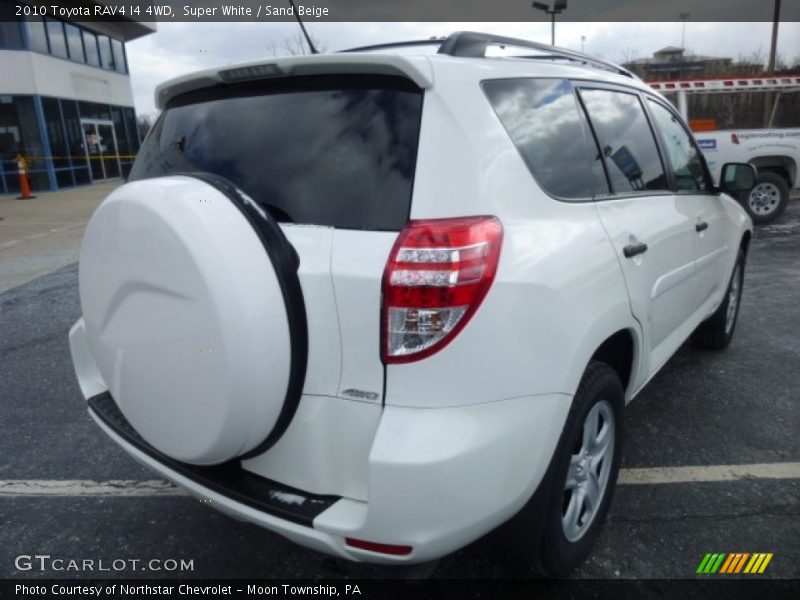 Super White / Sand Beige 2010 Toyota RAV4 I4 4WD
