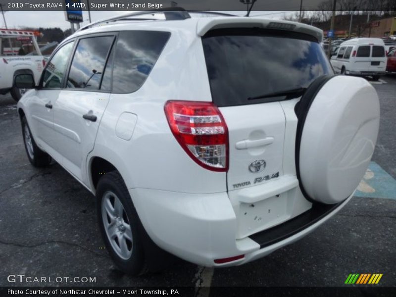 Super White / Sand Beige 2010 Toyota RAV4 I4 4WD