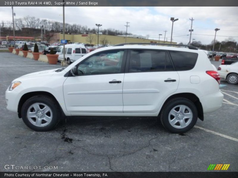 Super White / Sand Beige 2010 Toyota RAV4 I4 4WD