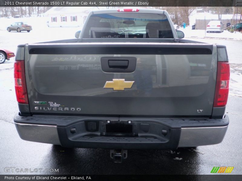 Steel Green Metallic / Ebony 2011 Chevrolet Silverado 1500 LT Regular Cab 4x4