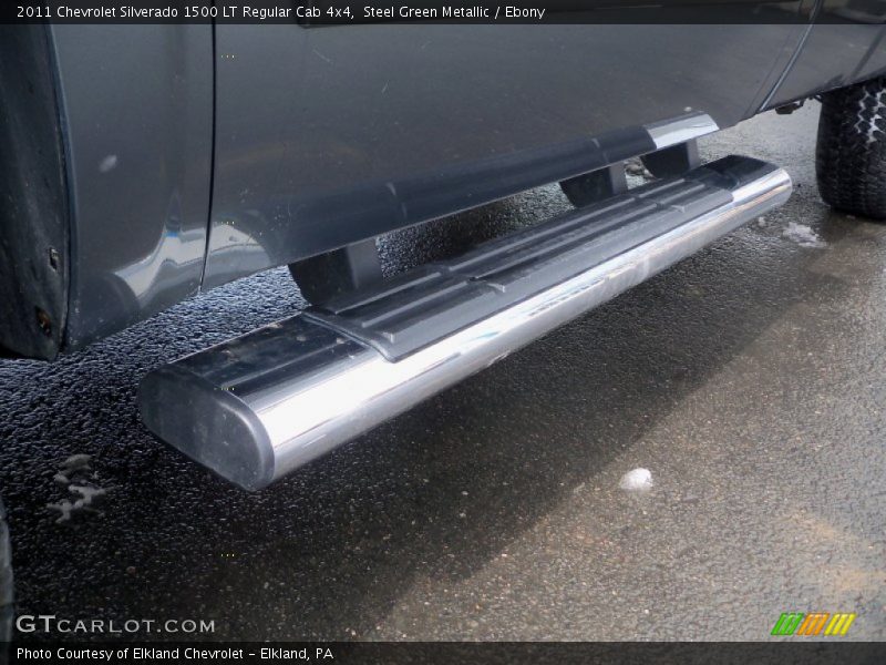 Steel Green Metallic / Ebony 2011 Chevrolet Silverado 1500 LT Regular Cab 4x4