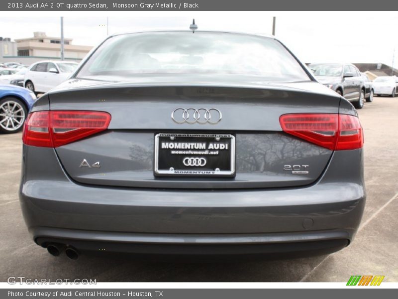 Monsoon Gray Metallic / Black 2013 Audi A4 2.0T quattro Sedan