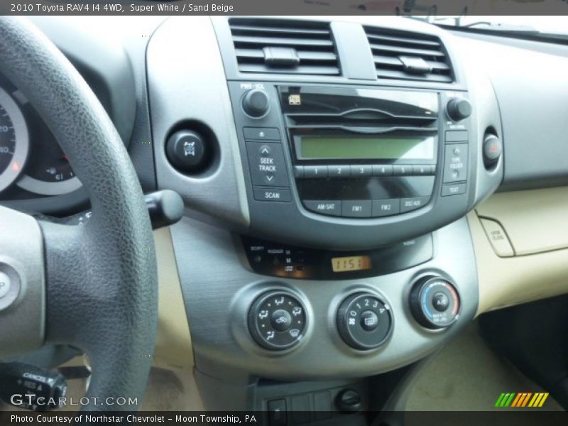 Super White / Sand Beige 2010 Toyota RAV4 I4 4WD