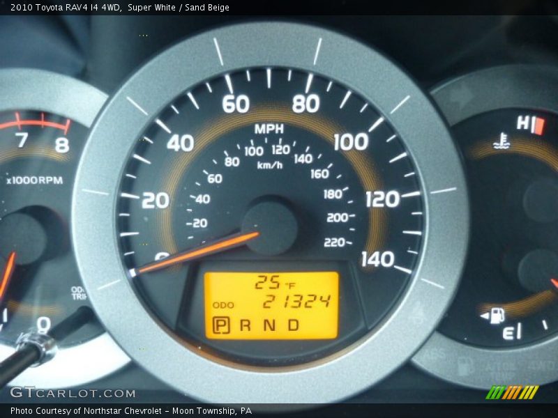 Super White / Sand Beige 2010 Toyota RAV4 I4 4WD