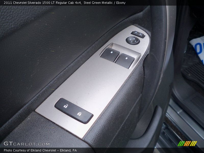 Steel Green Metallic / Ebony 2011 Chevrolet Silverado 1500 LT Regular Cab 4x4