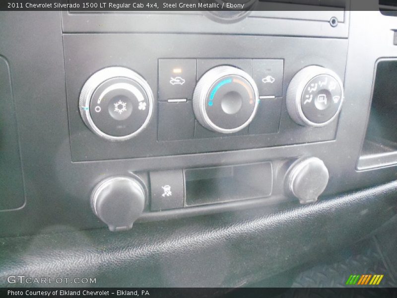 Steel Green Metallic / Ebony 2011 Chevrolet Silverado 1500 LT Regular Cab 4x4