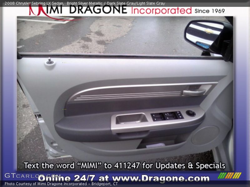 Bright Silver Metallic / Dark Slate Gray/Light Slate Gray 2008 Chrysler Sebring LX Sedan