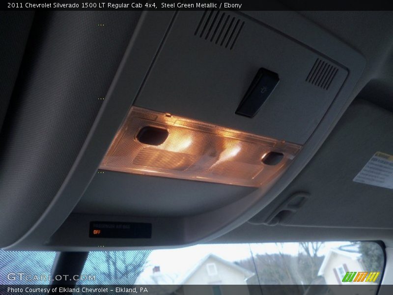 Steel Green Metallic / Ebony 2011 Chevrolet Silverado 1500 LT Regular Cab 4x4