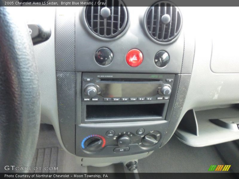 Bright Blue Metallic / Gray 2005 Chevrolet Aveo LS Sedan
