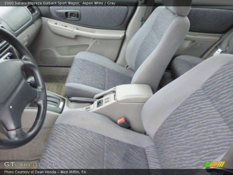 Aspen White / Gray 2000 Subaru Impreza Outback Sport Wagon