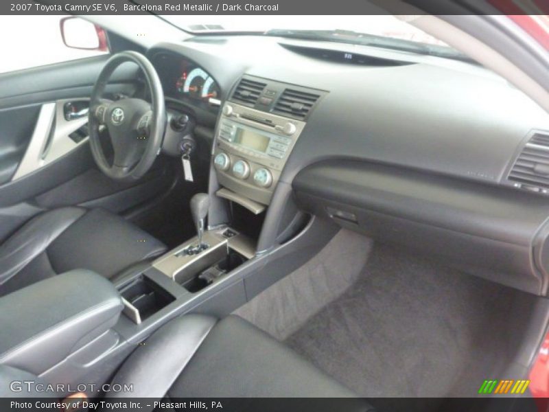 Barcelona Red Metallic / Dark Charcoal 2007 Toyota Camry SE V6
