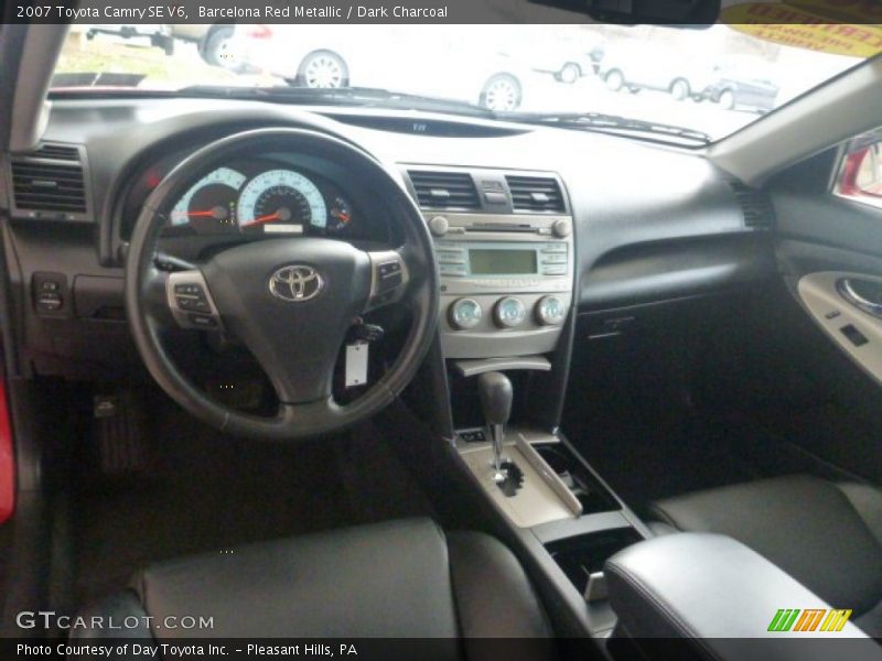 Barcelona Red Metallic / Dark Charcoal 2007 Toyota Camry SE V6