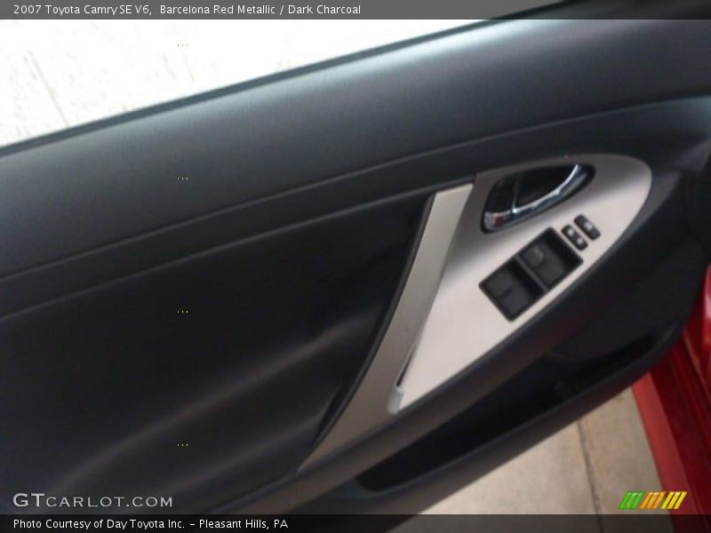 Barcelona Red Metallic / Dark Charcoal 2007 Toyota Camry SE V6
