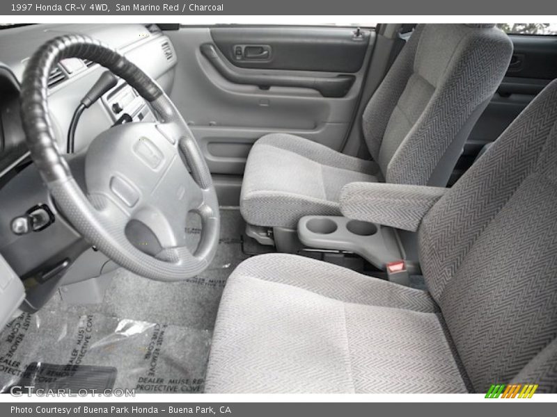 San Marino Red / Charcoal 1997 Honda CR-V 4WD
