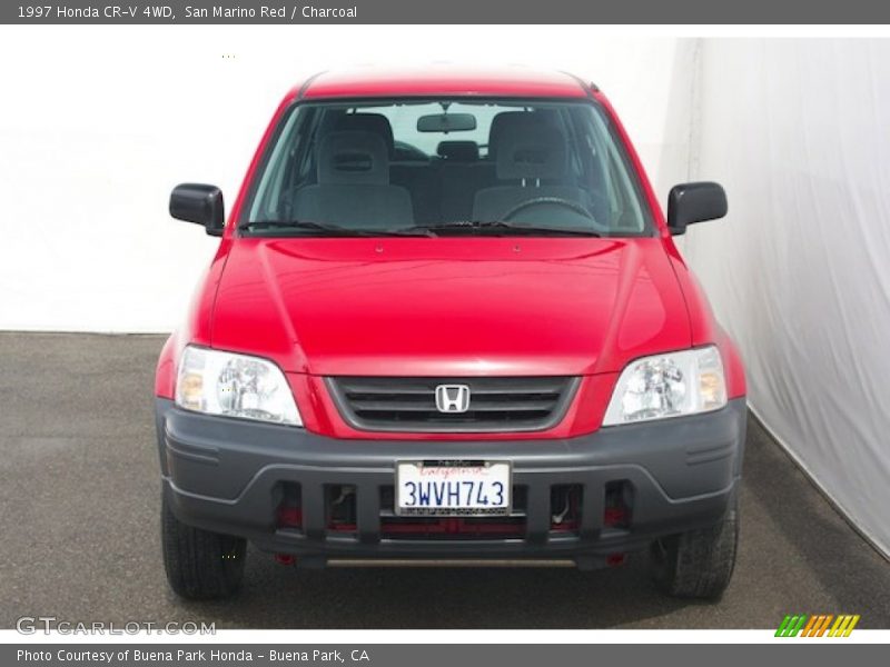 San Marino Red / Charcoal 1997 Honda CR-V 4WD