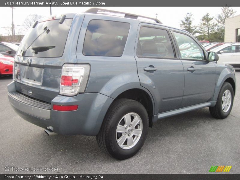 Steel Blue Metallic / Stone 2010 Mercury Mariner I4 4WD