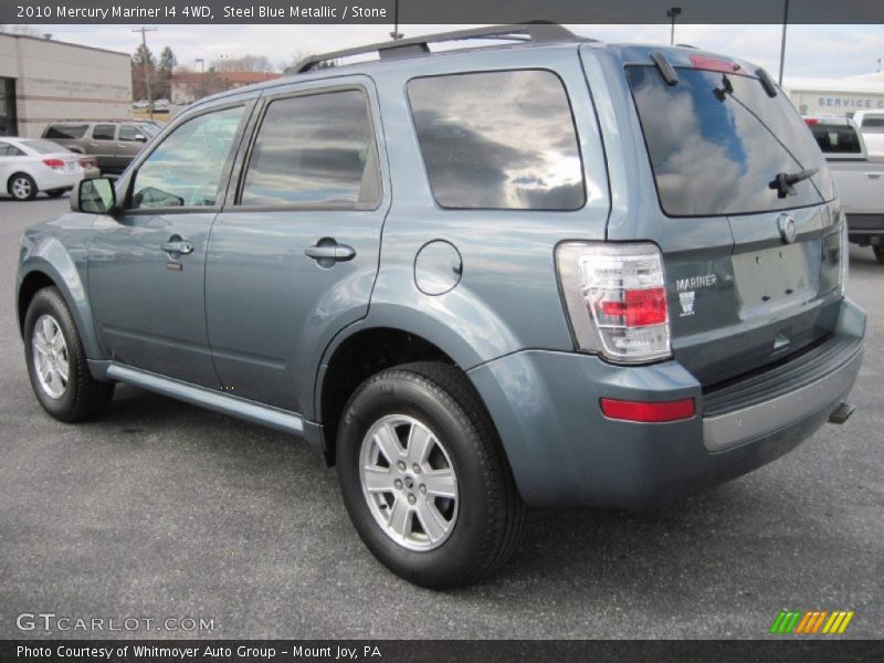 Steel Blue Metallic / Stone 2010 Mercury Mariner I4 4WD