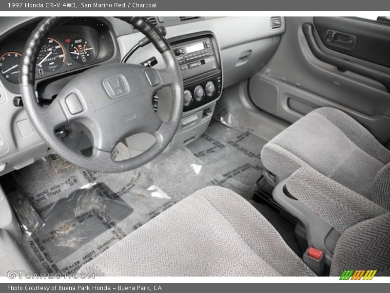 San Marino Red / Charcoal 1997 Honda CR-V 4WD