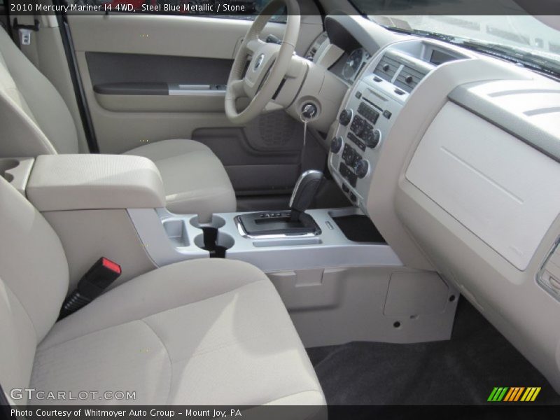 Steel Blue Metallic / Stone 2010 Mercury Mariner I4 4WD