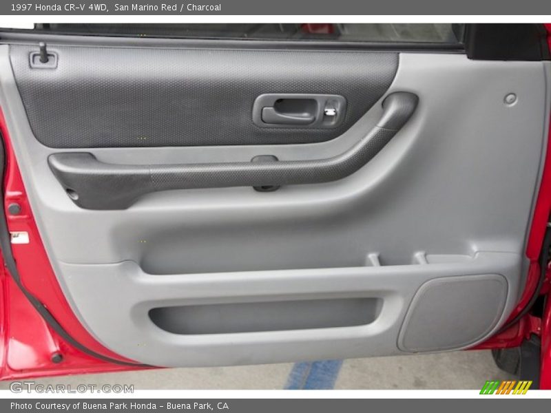 San Marino Red / Charcoal 1997 Honda CR-V 4WD