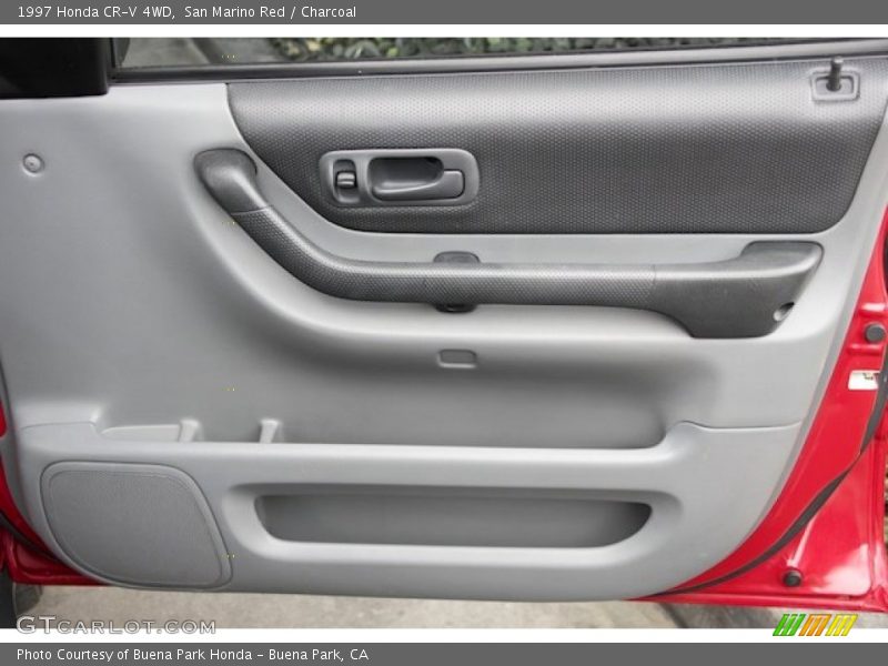 San Marino Red / Charcoal 1997 Honda CR-V 4WD