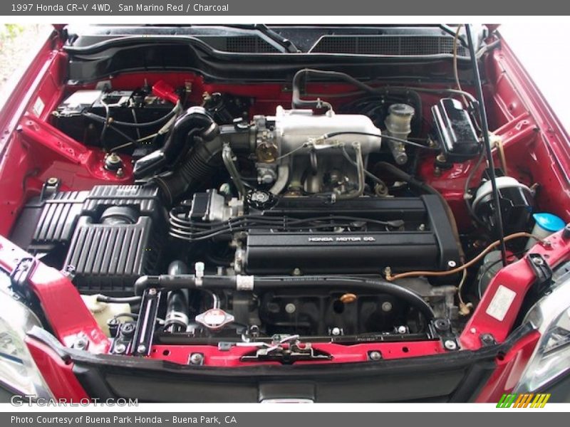 San Marino Red / Charcoal 1997 Honda CR-V 4WD
