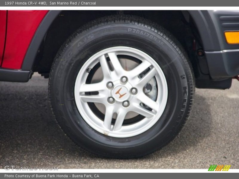 San Marino Red / Charcoal 1997 Honda CR-V 4WD
