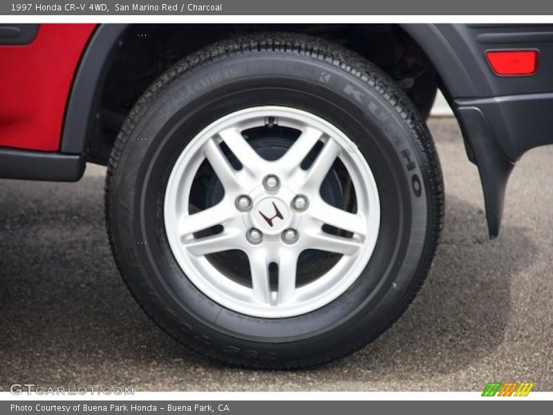 San Marino Red / Charcoal 1997 Honda CR-V 4WD