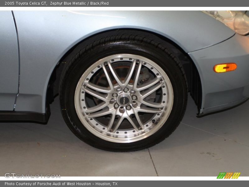 Zephyr Blue Metallic / Black/Red 2005 Toyota Celica GT
